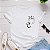 Panda de Bolso Estampado T-Shirt, Manga Curta, Camiseta Desenhos - Imagem 8