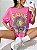 T-shirt grande com manga psicodélica girls - Imagem 8