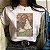 Camiseta de manga curta com estampa do gato tarot feminino, camiseta dos desenho - Imagem 21