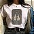 Camiseta de manga curta com estampa do gato tarot feminino, camiseta dos desenho - Imagem 11