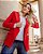 Blazer de Alfaiataria Vermelho Lily belle - Imagem 2