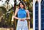 T-Shirt Malha Canelada Gola Eva bella Lilian - Imagem 2