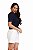 T-Shirt Ribana Malha Canelada Guipure Eva bella Mirela - Imagem 5