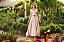 Vestido Midi decote em V gola polo Isadora Eva Bella - Imagem 1