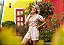 Shorts Listrado com modelagem reta Eva Bella - Imagem 3