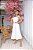 Vestido midi barra em babados Eva Bella Alana - Imagem 1