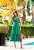 Vestido midi com babado no busto Micaela Eva Bella - Imagem 1