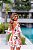Vestido curto recorte ombro estampado tucano Lilly Belle 10183 - Imagem 3