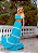 Conjunto Blusa Regata e Saia Longa Azul Lilly Belle - Imagem 4