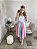 Conjunto Tricot com cropped e saia tricolor - Imagem 3