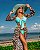 Blusa Cropped Amarração animal print Lilly Belle - Imagem 1