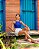 Blusa Tricot Azul Eva Bella Lis - Imagem 3