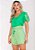 Blusa Viscose Guipure Balonê Natural Color Iasmin Eva Bella - Imagem 4