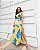 Vestido Longo Estampado Folhagem Neon Lily Belle - Imagem 1