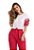 T-Shirt com renda Pink Eva bella Liz - Imagem 1