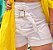 Short Branco Jeans com cinto Lily belle - Imagem 2
