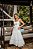 Vestido Midi de Laise Branco Limonada Pink - Imagem 1