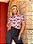 T-Shirt Canelada Estampada Eva bella Sarah - Imagem 1