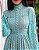 Vestido de Tule com Poás Azul Bruma - Imagem 2