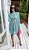 Vestido de Tule com Poás Azul Bruma - Imagem 1