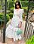 Vestido Midi Bordado Off-White Limonada Pink Dots - Imagem 1