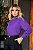 Blusa Gola com bordado em pérola Eva bella Michele - Imagem 2