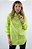 Camisa Alongada verde lima Eva bella Karine - Imagem 6