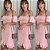 Vestido curto de Tricot com Lastex - Imagem 1