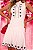 Vestido Matching Bordado Coração Limonada Pink - Imagem 3
