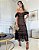 Vestido Desire Midi de renda preta Limonada Pink - Imagem 6