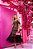 Vestido Desire Midi de renda preta Limonada Pink - Imagem 1