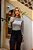 Blusa Moletinho Cinza Eva bella Juliana - Imagem 4
