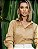 Camisa tricoline e detalhes em renda Eva bella Bianca - Imagem 2