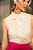Blusa cavada com detalhes em laise Eva bella Isabella - Imagem 8