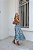Vestido Midi Floral Azul Rayo de Sol Floral - Imagem 5