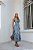 Vestido Midi Floral Azul Rayo de Sol Floral - Imagem 7