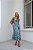 Vestido Midi Floral Azul Rayo de Sol Floral - Imagem 4