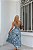 Vestido Midi Floral Azul Rayo de Sol Floral - Imagem 6