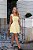 Vestido Curto de Laise Amarelo Manteiga Valencia Amarelo - Imagem 3