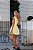 Vestido Curto de Laise Amarelo Manteiga Valencia Amarelo - Imagem 4