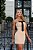 Vestido Curto de Crepe Nude Ibiza - Imagem 3