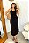 Conjunto Preto em Lesie com Cinto – Saia e Blusa Nuxx - Imagem 1