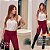 Calça Montaria Marsala Botões Eva bella Kelli - Imagem 1