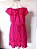 Vestido ombro a ombro Pink Eva bella  Nicole - Imagem 2