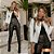 Blazer Preto e Branco Eva bella Raquel - Imagem 1