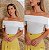 Blusa ombro a ombro com renda na barra Eva Bella  Lavinia - Imagem 2