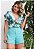 Blusa decote V em estampa exclusiva Eva bella  Patricia - Imagem 1