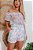 Blusa ombro a Ombro de Crepe Estampada Eva bella Elisa - Imagem 1