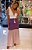 Vestido Longo Lilas Tricolor Lily belle - Imagem 1
