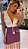 Vestido Longo Lilas Tricolor Lily belle - Imagem 4